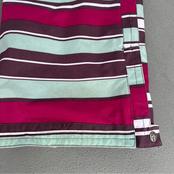 Roxy Trip Fontaine Snow 5,000 pink mint stripe snowboard ski pants X-SMALL - Picture 4 of 6